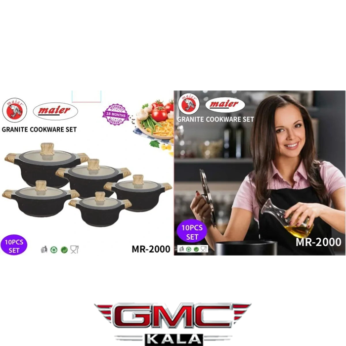 سرویس قابلمه 10تیکه مایر مدلMR-2000